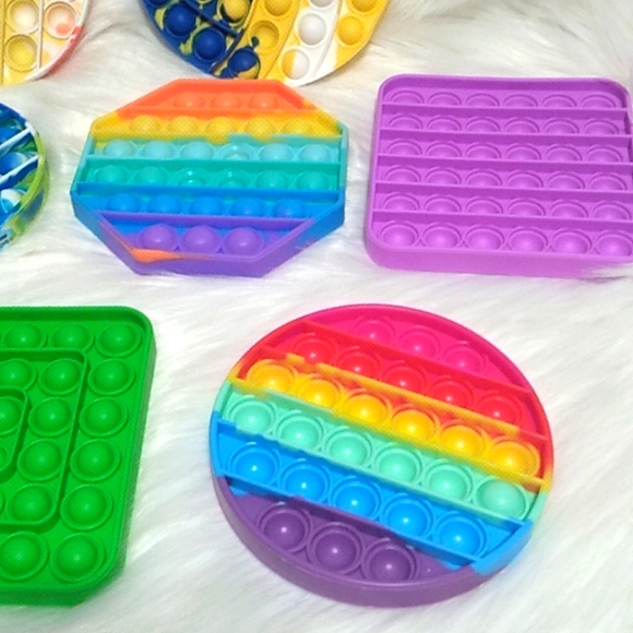 SALE! Pop It Bubble Fidgets Bundle Of 10 Great Condition - Picture 5 of 5